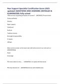 Peer Support Specialist Certification Exam &lpar;2025 updated&rpar; QUESTIONS AND ANSWERS &lpar;DETAILED & ELABORATED&rpar; fully solved
