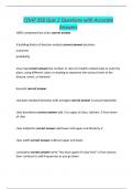 COHP 350 Quiz 2 Questions with Accurate Answers