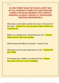 SC DMV PERMIT EXAM TEST BANK LATEST 2025  ACTUAL EXAM WITH COMPLETE QUESTIONS AND  CORRECT DETAILED ANSWERS &lpar;100&percnt; VERIFIED  ANSWERS&rpar; &vert;ALREADY GRADED A&plus;&vert; &vert;&vert;PROFESSOR  VERIFIED&vert;&vert; &vert;&vert;BRANDNEW&excl;&excl;&excl;&vert;&vert;