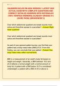 SAUNDERS NCLEX RN NGN VERSION 1 LATEST 2025  ACTUAL EXAM WITH COMPLETE QUESTIONS AND  CORRECT DETAILED ANSWERS WITH RATIONALES  &lpar;100&percnt; VERIFIED ANSWERS&rpar; &vert;ALREADY GRADED A&plus;&vert;  &vert;&vert;SURE PASS&vert;&vert; &vert;&vert;BRANDNEW&excl;&excl;&excl;&vert;&vert;