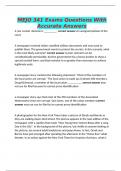 MEJO 341 Exams Questions With Accurate Answers