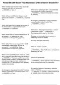 Fema ISC 200 Exam Test Questions with Answers Graded A&plus;