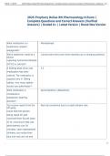 Exam &lpar;elaborations&rpar;  Prophecy Relias RN Pharmacology A  