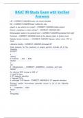 BKAT 9R Study Exam with Verified  Answers 