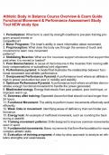 Athletic Body in Balance Course Overview & Exam Guide Functional Movement & Performance Assessment Study Tool NEW study tips&period;pdf