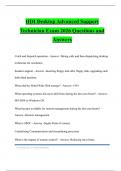 HDI Desktop Advanced Support Technician Exam 2026 Questions and Answers