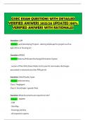 CISEC EXAM QUESTIONS WITH DETAILED VERIFIED ANSWERS 2025&vert;26 UPDATED 100&percnt; VERIFIED ANSWERS WITH RATIONALES