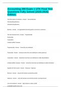 Accounting 200 Exam 1 UTK Final Test Questions Fully Solved &lpar;2025-2026&rpar; Edition&period;