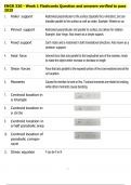 ENGR 330 - Week 1 Flashcards Question and answers verified to pass 2025