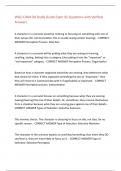 WGU C464 OA Study Guide Exam 92 Questions with Verified Answers&comma;100&percnt;CORRECT