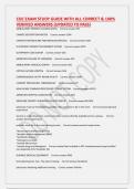 COC EXAM STUDY GUIDE WITH ALL CORRECT & 100&percnt; VERIFIED ANSWERS &lpar;UPDATED TO PASS&rpar;