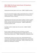 WGU D664 OA Study Guide Exam 45 Questions with Verified Answers&comma;100&percnt;CORRECT