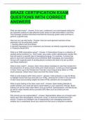 BRAZE CERTIFICATION EXAM QUESTIONS WITH CORRECT ANSWERS 