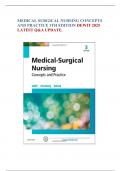 MEDICAL SURGICAL NURSING CONCEPTS AND PRACTICE 3rd EDITION DEWIT 2025 LATEST Q&A UPDATE&period;