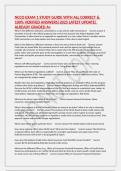NCCO EXAM 1 STUDY GUIDE WITH ALL CORRECT & 100&percnt; VERIFIED ANSWERS&vert;2025 LATEST UPDATE&vert; ALREADY GRADED A&plus;