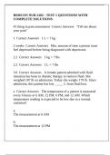 BSMCON NUR 2102 - TEST 1 QUESTIONS WITH COMPLETE SOLUTIONS