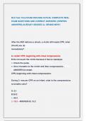 BLS Test&sol; Final EXAM 2025&sol;2026 ACTUAL COMPLETE REAL  EXAM QUESTIONS AND CORRECT ANSWERS &lpar;VERIFIED  ANSWERS&rpar; ALREADY GRADED A&plus; &sol;BRAND NEW&excl;&excl;  