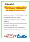 North Dakota Board of Cosmetology Laws & Rules Study Guide &vert; 2025&sol;2026 &vert; 100&plus; Verified Q&A &vert; Sanitation&comma; Licensing&comma; Board Structure&comma; Salon Standards&comma; State Fees