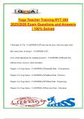 RYT 200 YOGA TEACHER TRAINING   EXAM COMPLETE PACKAGE DEAL