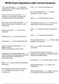 M100 Exam Questions with correct Answers