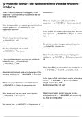 2a Hoisting license Test Questions with Verified Answers Graded A