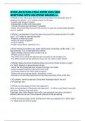 UTAH LEO ACTUAL FINAL PAPER 2025&sol;2026 QUESTIONS WITH SOLUTIONS GRADED A&plus;