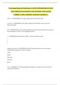 Vivint Smart Home Pro Final Exam &vert;  LATEST UPDATED&vert; REAL EXAM AND COMPLETE QUESTIONS AND ANSWERS &vert; 100&percnt; RATED CORRECT &vert; 100&percnt; VERFIED &vert; ALREADY GRADED A&plus;