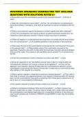 WISCONSIN INSURANCE EXAMINATION TEST 2025&sol;2026 QUESTIONS WITH SOLUTIONS RATED A&plus;