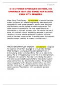S-12 CITYWIDE SPRINKLER SYSTEMS&comma; S12  SPRINKLER TEST 2025 BRAND NEW ACTUAL  EXAM WITH ANSWERS&period;