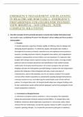 EMERGENCY MANAGEMENT AND PLANNING IN HEALTHCARE D548 TASK 1 - EMERGENCY PREPAREDNESS STRATEGIES FOR WESTERN VIEW HOSPITAL &vert; 2025 UPDATE &vert; WITH COMPLETE SOLUTIONS&excl;&excl;