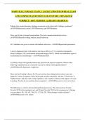 MARYVILLE NURS 623 EXAM 2 &vert;  LATEST UPDATED&vert; 90 REAL EXAM AND COMPLETE QUESTIONS AND ANSWERS &vert; 100&percnt; RATED CORRECT &vert; 100&percnt; VERFIED &vert; ALREADY GRADED A&plus;