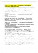 WGU C785 Final Exam &ndash; Questions With Complete Solutions &lpar;100&percnt; Accurate&rpar;