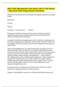 WGU C785 Biochemistry Unit Exam &lpar;All 67 Unit Exams&rpar; &ndash; Questions With Comprehensive Solutions