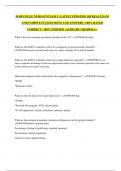 MARYVILLE NURS 623 EXAM 3 &vert;  LATEST UPDATED&vert; 185 REAL EXAM AND COMPLETE QUESTIONS AND ANSWERS &vert; 100&percnt; RATED CORRECT &vert; 100&percnt; VERFIED &vert; ALREADY GRADED A&plus;
