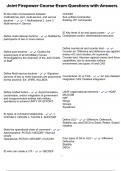 Joint Firepower Course Exam Questions with Answers