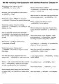 MA 4B Hoisting Test Questions with Verified Answers Graded A&plus;