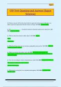 CID Test Questions and Answers &lpar;Expert  Solutions&rpar;