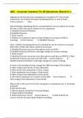 ARC &ndash; Accurate Answers To All Questions &lpar;Rated A&plus;&rpar;