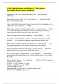 A-20 Steel Erection and Unistrut Fabrication&colon;  Questions With Expert Solutions