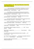 Training Bulletin &num;8 &ndash; Electrical Hazards&colon; Questions With Valid Solutions