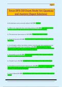 Texas DPS CID Exam Study Set Questions  and Answers &lpar;Expert Solutions&rpar;