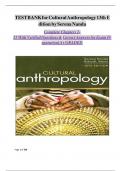 TEST BANK FOR Cultural Anthropology 13th Edition&comma; Kindle Edition by Serena Nanda ISBN&colon;978-1071858271 COMPLETE GUIDE ALL CHAPTERS COVERED VERIFIED A&plus; GRADE ASSURED&excl;&excl;&excl;&excl;&excl; LATEST UPDATE&excl;&excl;&excl;&excl;&excl;