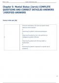 Exam &lpar;elaborations&rpar; Mental Status &lpar;Jarvis&rpar;  