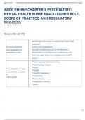 Exam &lpar;elaborations&rpar; PMHNP ANCC
