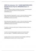 IFSTA Fire Instructor I CH&period; 1 EXAM QUESTIONS WITH Detailed Answer Key For &lpar;2025&vert;2026&rpar; Exam&comma; A&plus; Solutions