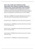 Mod 3 68w EXAM 2025 COMPLETE EXAM QUESTIONS AND VERIFIED ANSWERS &vert;RECENTLY TESTING REAL EXAM QUESTIONS&vert; 100&percnt; SOLVED&excl;&excl;