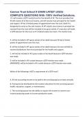 Cannon Trust School II EXAM LATEST &lpar;2025&rpar; COMPLETE QUESTIONS With 100&percnt; Verified Solutions&comma;