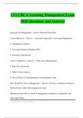 CFI CBCA Assessing Management Exam 2026 Questions and Answers