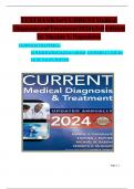 TEST BANK FOR CURRENT Medical Diagnosis and Treatment 2024 63th Edition by Maxine A&period; Papadakis ISBN&colon;978-1266266232 COMPLETE GUIDE ALL CHAPTERS COVERED 100&percnt; VERIFIED A&plus; GRADE ASSURED&excl;&excl;&excl;&excl;&excl; LATEST UPDATE&excl;&excl;&excl;&excl;&excl;