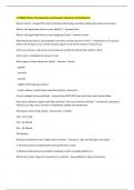 L3 CERAD Theory Test Questions and Answers Solved Correctly Rated A&plus;